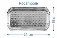 10 Bandeja de Bolo Rocambole Laminado Prateado
