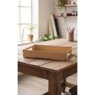 10 Bandejas MDF Cru Retangular 30x20cm p/ Artesanato e Café
