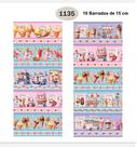 10 Barrados de 15 cm Igaratinga - Ref. 1135 - Tricoline 100% Algodão