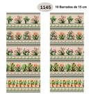 10 Barrados de 15 cm Igaratinga - Ref. 1145 - Tricoline 100% Algodão