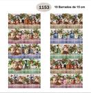 10 Barrados de 15 cm Igaratinga - Ref. 1153 - Tricoline 100% Algodão