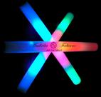 10 Bastão De Led Espuma Neon 3 Funções Para 15 Anos Casamento Festas