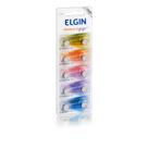 10 Bateria Cartela Lr41 Ag3 Lr736 Elgin Pilha Alcalina Original