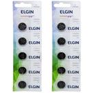 10 Bateria Moeda Cr1620 3v Pilha Lithium Botão Blister Elgin 10 Bateria Moeda Cr1620 3v Pilha Lithium Botão Blister Elgin