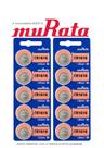 10 Baterias Murata CR1616 DL1616 ECR1616 Célula de Moeda de Lítio de 3V 10 Baterias Murata CR1616 DL1616 ECR1616 Célula de Moeda de Lítio de 3V