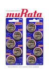 10 Baterias Murata CR2430 DL2430 ECR2430 Célula de Moeda de Lítio de 3V