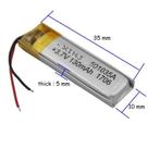 10 Baterias Reposição Para Caneta 3.7v 130mah Gr