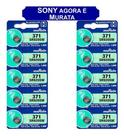 10 Baterias Sony 371 Sr920sw 1.55v Relógio Original 10 Baterias Sony 371 Sr920sw 1.55v Relógio Original