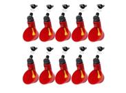 10 Bebedouro Automático Copinho Copo Bebedor Aves Frangos