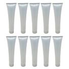 10 Bisnagas Plástica 60ml Transparente Lembrancinha Fliptop