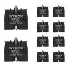 10 Bloco de Contato Auxiliar Steck SLPL41 660V 1NF Frontal 10 Bloco de Contato Auxiliar Steck SLPL41 660V 1NF Frontal