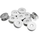 10 Bobinas Carretilha Aluminio Lisa Maq. Costura Reta Industrial 10 Bobinas Carretilha Aluminio Lisa Maq. Costura Reta Industrial