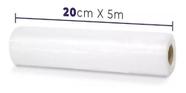10 Bobinas Rolo De Saco Embalagem Seladora A Vácuo 20cm X 5m