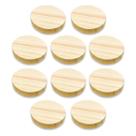 10 Bolachas Disco Madeira Pinus 7,5 Cm Diâmetro Artesanato - PEQUENO