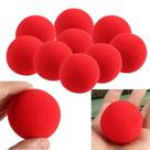 10 Bolas de Espuma Mágica Vermelha Profissional 40mm Kit