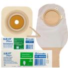 10 Bolsa de Colostomia Opaca 45mm + 5 Placas Planas Micropore Convatec