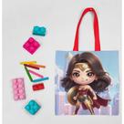 10 Bolsinhas Mini Ecobags Heróis Mulher Maravilha 20X20Cm