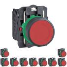 10 Botão Comando Plástico 22mm Bloco 1NF - Modelo XB5AA42 Schneider