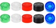 10 Botões Protetor Night Glow Footswitch Pedal Topper red