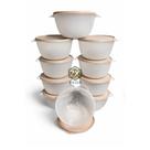 10 Bowls de Plástico Transparente 1L com Tampa Bowl BPA Free, Pote para Mantimentos e Cozinha 10 Bowls de Plástico Transparente 1L com Tampa Bowl BPA Free, Pote para Mantimentos e Cozinha