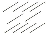 10 Brocas 0,8 x 30mm Aço Rápido HSS Pro - Rocast 10 Brocas 0,8 x 30mm Aço Rápido HSS Pro - Rocast