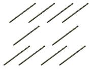 10 Brocas 1,7 x 43mm Aço Rápido HSS Pro - Rocast
