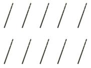 10 Brocas 1,9 x 46mm Aço Rápido HSS Pro - Rocast 10 Brocas 1,9 x 46mm Aço Rápido HSS Pro - Rocast