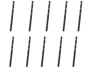 10 Brocas 4 x 75mm Aço Rápido HSS Pro - Rocast