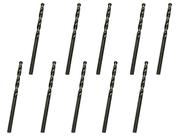 10 Brocas 4,3 x 80mm Aço Rápido HSS Pro - Rocast