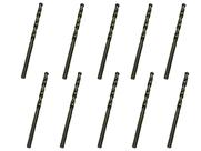 10 Brocas 4,4 x 80mm Aço Rápido HSS Pro - Rocast