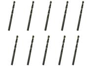 10 Brocas 4,9 x 86mm Aço Rápido HSS Pro - Rocast