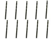 10 Brocas 5,8 x 93mm Aço Rápido HSS Pro - Rocast