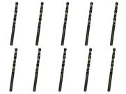 10 Brocas 6,2 x 101mm Aço Rápido HSS Pro - Rocast