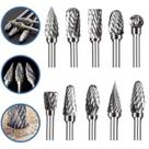 10 Brocas Fresa Lima Tungstenio Gravação Aço Retifica Dremel 10 Brocas Fresa Lima Tungstenio Gravação Aço Retifica Dremel