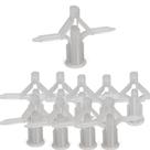 10 buchas plásticas para drywall 15 a 23mm vonder