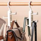10 Cabides com 8 Ganchos Triplique Multi-Uso Bolsas Bonés