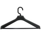 10 Cabides de Roupa Social para Loja Lavanderia Ombreira Reforçado Adulto Plástico Preto 10 Cabides de Roupa Social para Loja Lavanderia Ombreira Reforçado Adulto Plástico Preto