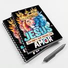 10 Cadernetas Evangélica 48 fls Jesus Venceu Por Amor 10 Cadernetas Evangélica 48 fls Jesus Venceu Por Amor