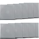 10 Caixa Leson Quadrada Branca Embutir Gesso Som Ambiente 70w
