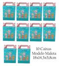 10 Caixa Maletinha de Presente Lembrancinha Festa Aniversario - Alta Qualidade