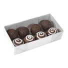 10 caixas basic p/ 08 doces 4x16x8cm branco c4650 ideia