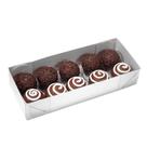 10 caixas basic p/ 10 doces 4x20x8cm branco c4652 ideia