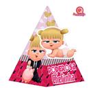 10 Caixas Cone Poderosa Chefinha com Personagem e Aplique 3D