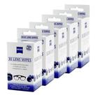 10 Caixas de Lenços Umed. ZEISS LENS WIPES Limpeza de Lentes - 30 Unidades cada Caixa - 3