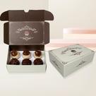 10 Caixas Gourmet para Presente para 6 Doces