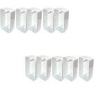 10 caixas sobrepor 4x2 branca ventilador rasa 1000