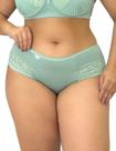 10 Calcinha plus size Feminina microfibra e renda cintura alta lateral larga forro em algodão 10 Calcinha plus size Feminina microfibra e renda cintura alta lateral larga forro em algodão
