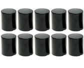 10 Capa De Porca Boliviana Black Preta Roda 21/22mm