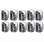 10 Capa De Porca Cromada Russa 32/33mm 10 Capa De Porca Cromada Russa 32/33mm