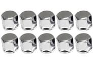 10 Capa De Porca Sextavada Cromada 23mm Compativel Bongo 10 Capa De Porca Sextavada Cromada 23mm Compativel Bongo